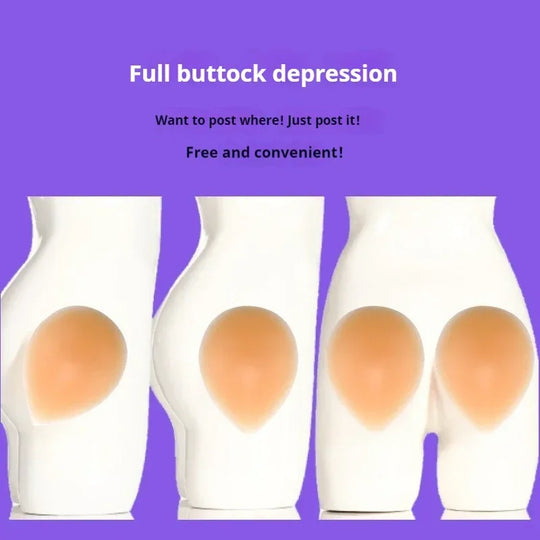 Silicone Hip Sticker False Hip Width Pad Non-marking Hip Simulation