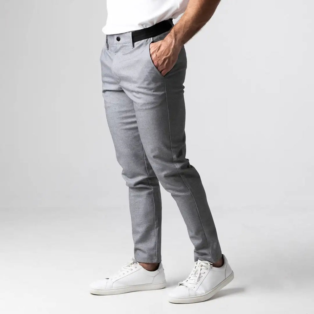 Men's Pants Active Chinos Comfortable Men Long Stylish Slim Fit Ankle