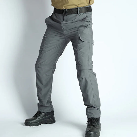 Men's Hiking Pants Convertible Zip Off Lightweight Waterproof Quick Dry Outdoor Fishing Travel Safari Camping Detachable Trouser