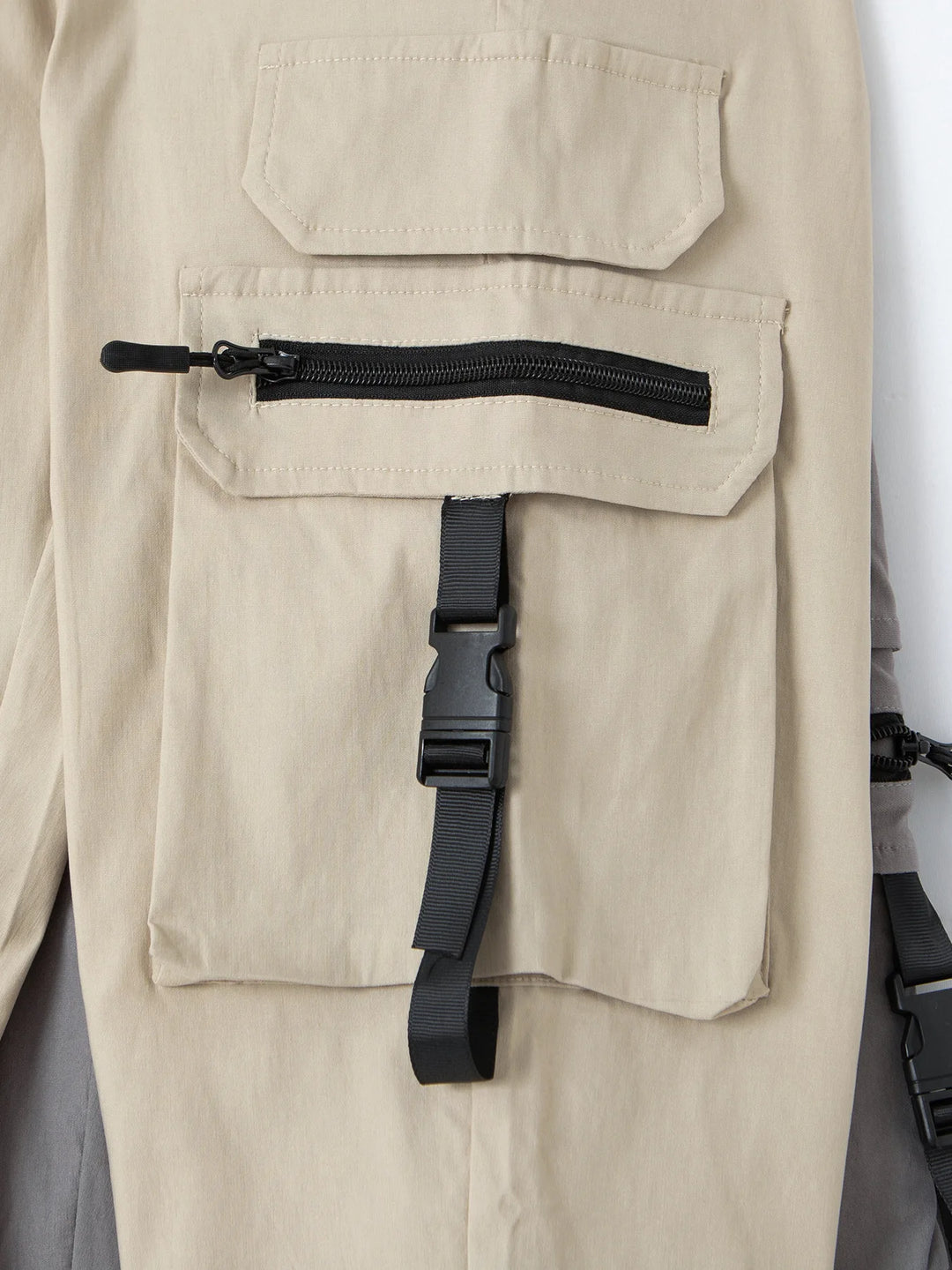 Spring and Autumn men ebay casual multi-pocket slim foot overalls