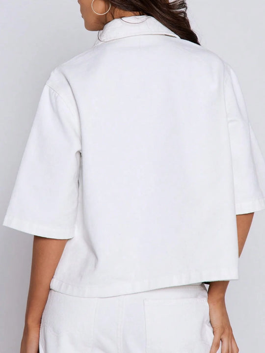 Spring Summer 2025 New Collection  Popular Women's Denim Jackets in Europe and America Trendy Street Style Simple and Fashionabl