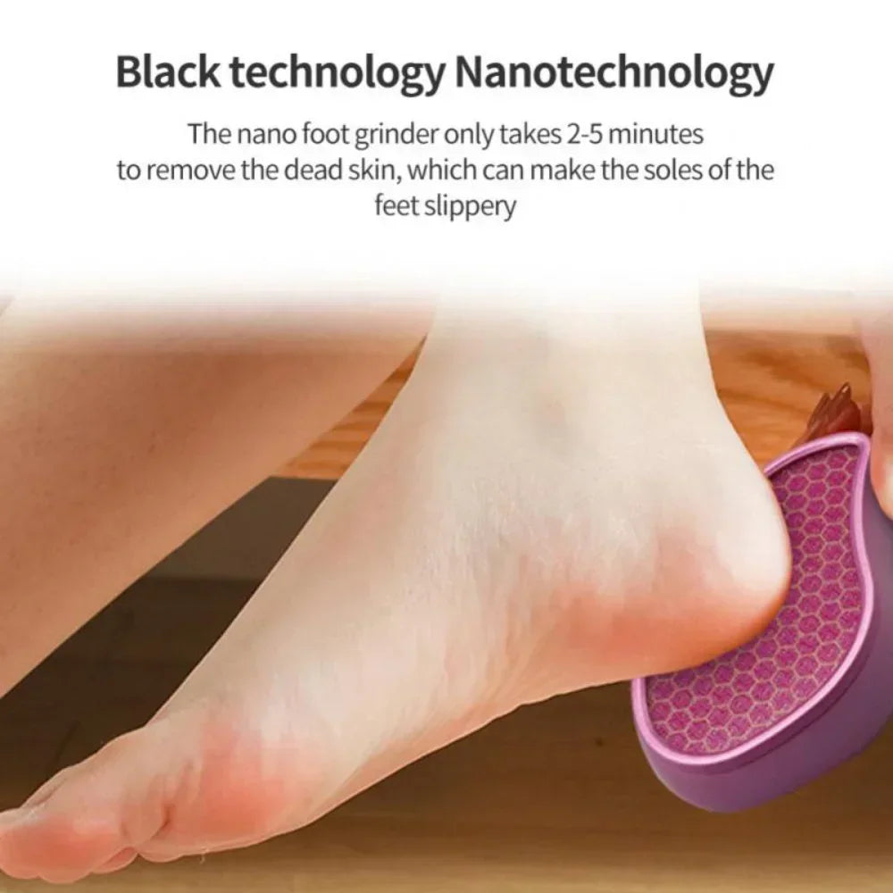 Nano Glass Foot Grinder Removing Dead Skin Calluses Heel Grinding