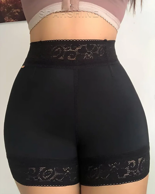 High-Waisted Hip Lift Plastic Pants Abdominal Control Sikms Lace