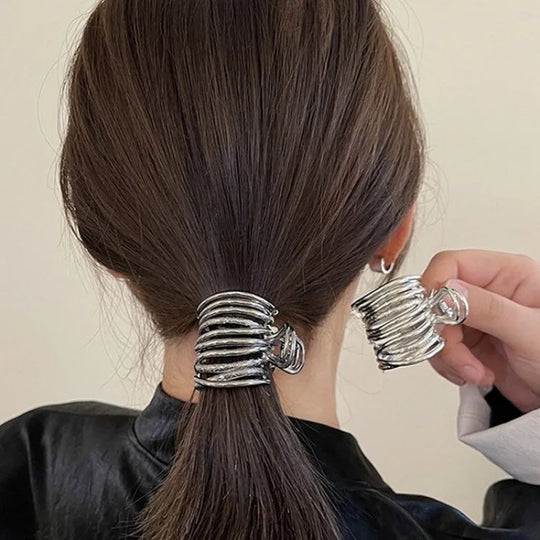 Fashion Irregular Metal Hair Claws Nonslip Hairpins For Women Girl
