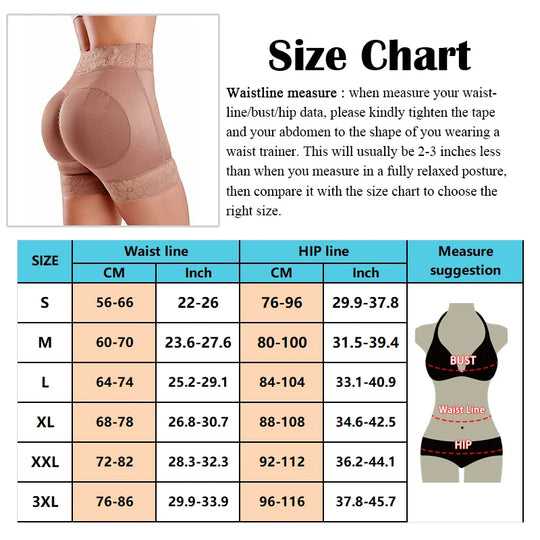 High Waist Panties Colombian Corset Shaper Buttock Lifter Shapewear