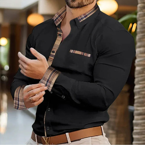 Fashion Men's Business Lapel Office Casual Outdoor Street Men's