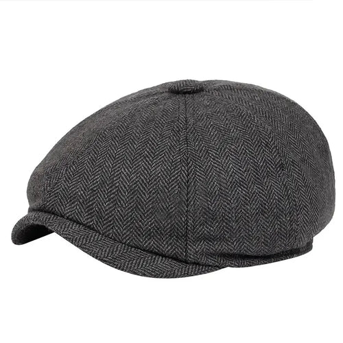 Retro Newsboy Caps Men British Painters Hats Autumn Winter Berets