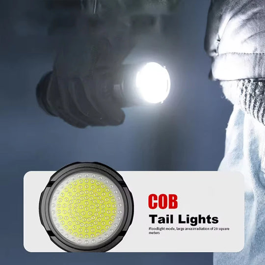 Tactical Flashlight Long Range Very Powerful Torch Work Light Rechargeable Powerful Rechargeable Led Flashlights High Power Lamp