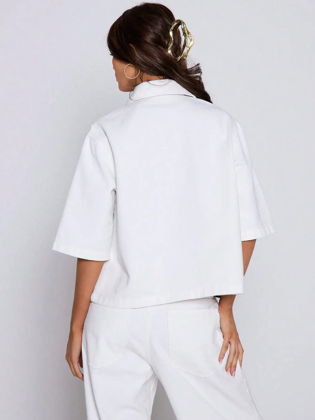 Spring Summer 2025 New Collection  Popular Women's Denim Jackets in Europe and America Trendy Street Style Simple and Fashionabl