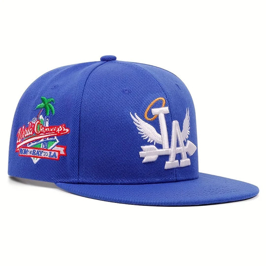 New Letter Wing Pattern Side Coconut Tree Embroidery Fashion High Quality Snapback Men's Versatile Casual Baseball Hat