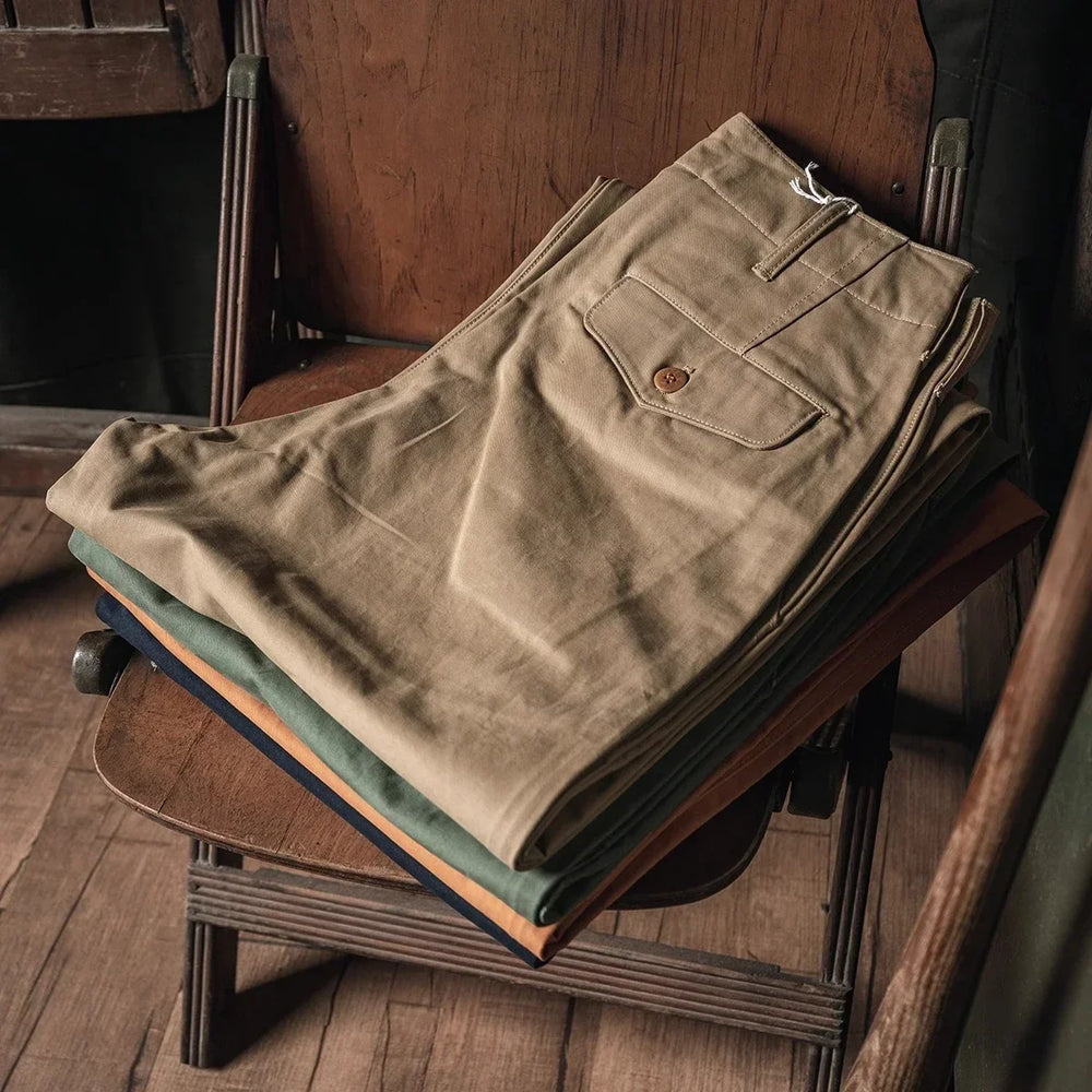 Bronson 1944 Officer's Chino 11oz Cotton Twill High Waist Straight Leg
