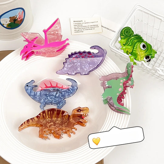 Creative hair claw clip Animal hair clips Dinosaur hair claws Cartoon