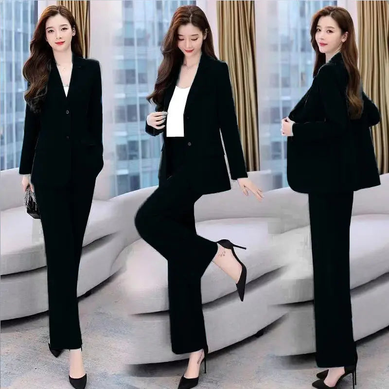 Women's Fashion Professional Suit Korean Elegant Spring Autumn New