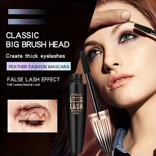 Waterproof 4D Mascara Thick Long Smudge-proof Plump Encrypted