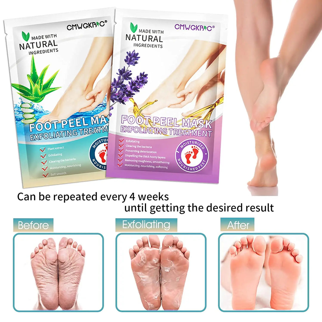 Foot Peel Mask,Exfoliator Peel Off Calluses Dead Skin Callus