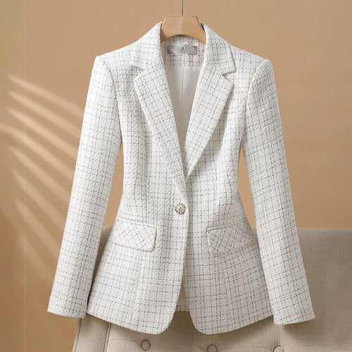 2024 New Fashion Women Formal Blazer Ladies Long Sleeve Work Wear