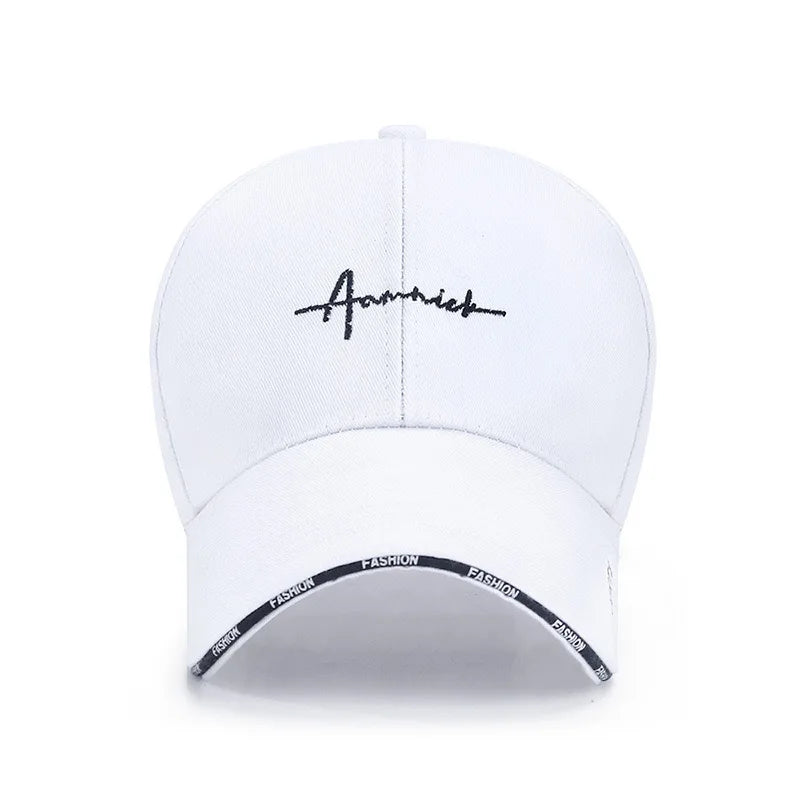 Unisex Casual Letter Embroidered Baseball Cap For Spring Autumn Sun