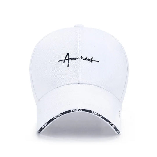 Unisex Casual Letter Embroidered Baseball Cap For Spring Autumn Sun