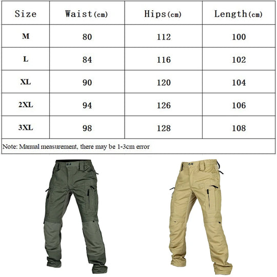 Military Tactical Pants Men's Cargo Trousers Casual Outdoor Waterproof