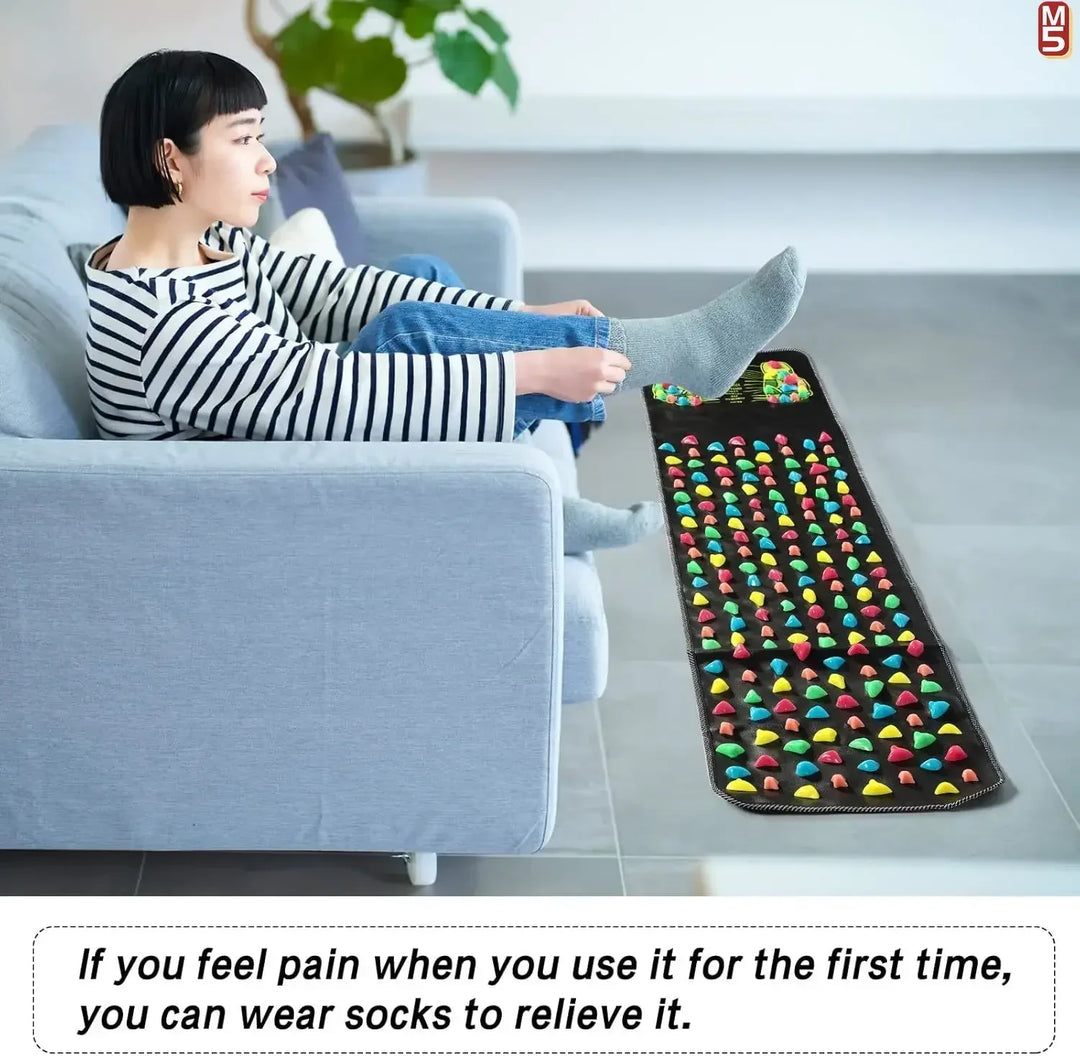 Fingerpressure Board Foot Foot Massage Pad Health Walk Foot Pressure Board Foot Massage Pad Imitation Goose Soft Stone Road