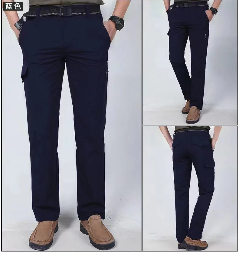Summer Casual Lightweight Army Military Long Trousers Male Waterproof