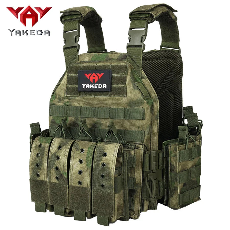 Quick dismantling tactical training vest outdoor CS protective equipment combat vest camouflage suit