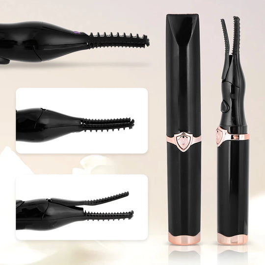 Portable Eyelash Curler USB Rechargeable Quick Heating Natural Curl Eyelash Curler for Quick Natural Curling Eye Lashes