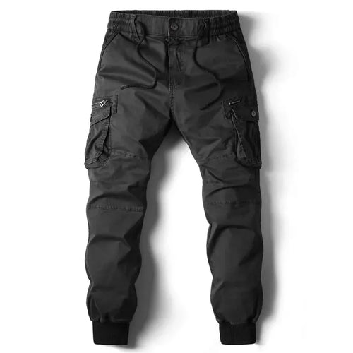 Cargo Pants Men Jogging Casual Pants Cotton Full Length Tactical