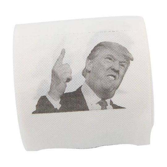 Trump Finger Print Novelty Toilet Paper Roll - Funny & Creative Gift