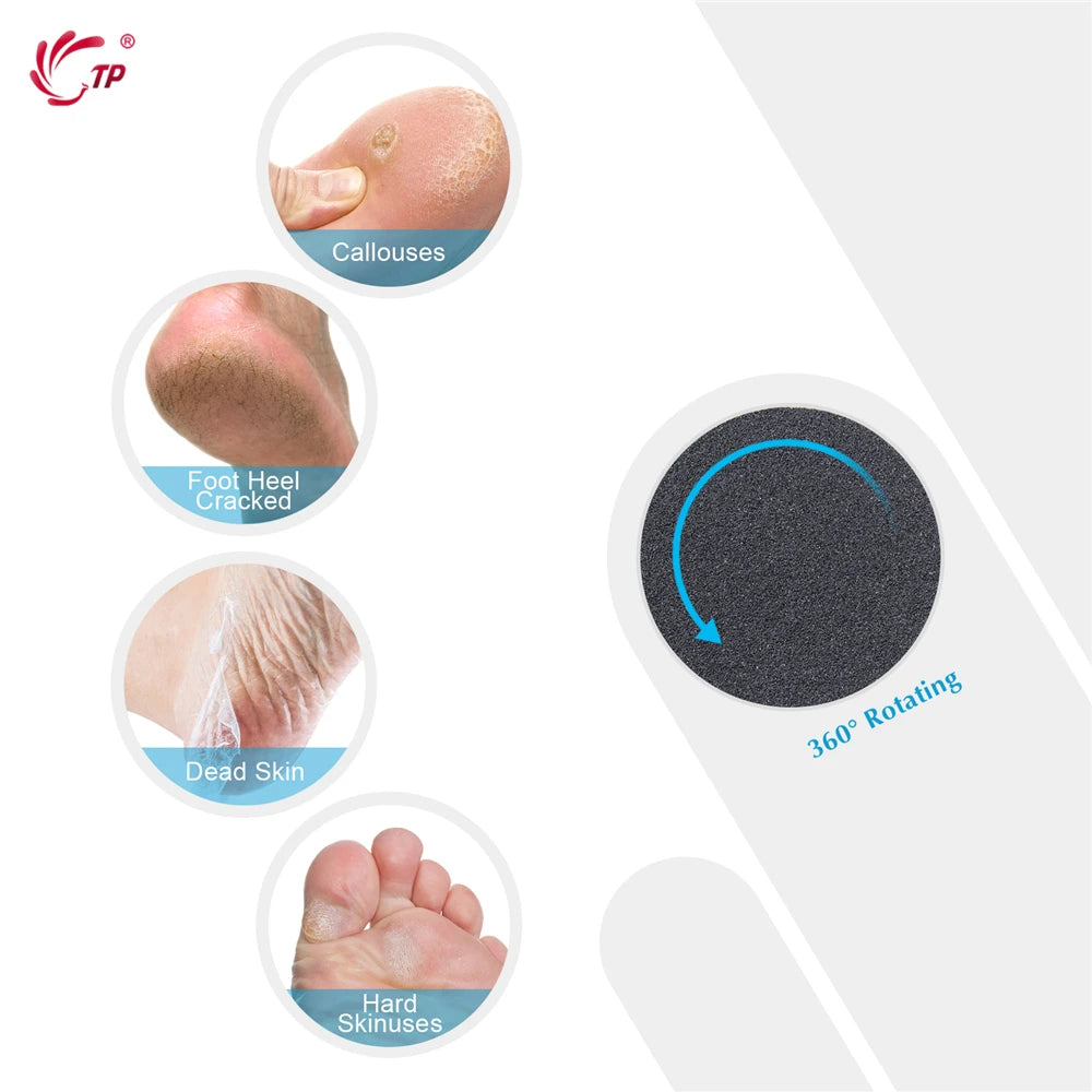 TP 50pcs Discs Pedicure Tools Foot Care Files Dead Skin Callus Remover