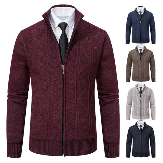 Man Knit Sweater Jacket Fleece Cardigan Amazon Men's Clothes Luxury