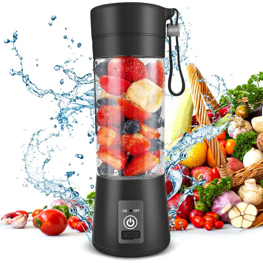 Portable Blender, Personal Blender USB Rechargeable, Mini Blender for Shakes and Smoothies, Strong Cutting Power with 6 Blades