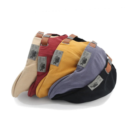 Retro classic beret for men and women Japanese street trend back