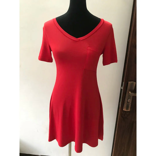 Short Sleeve Summer Dresses Women Casual Loose T shirt Dress