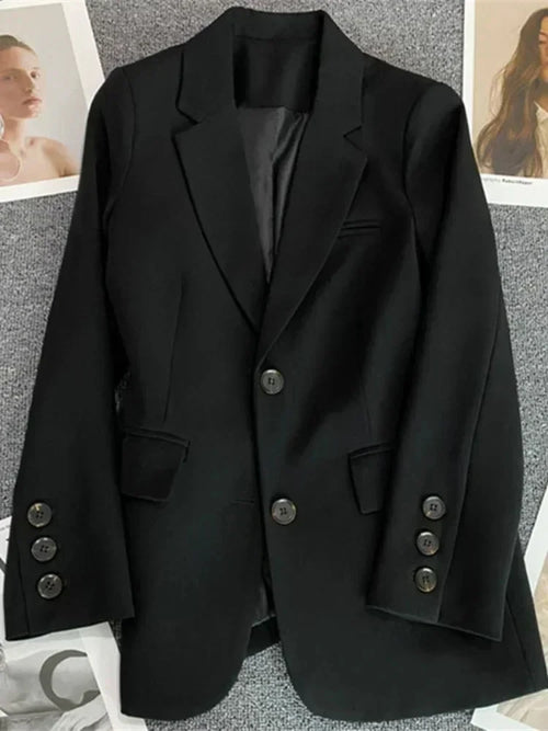 Women's Jacket New in Korean Fashion Small Suit Top Brown Suit Coat
