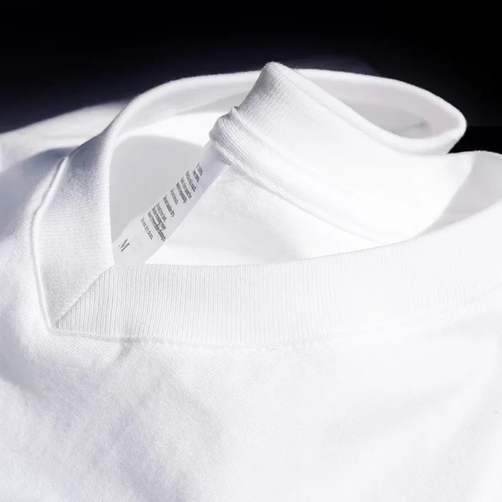 2024 Spring High-elastic Cotton T-shirts Male V Neck Tight T Shirt Hot