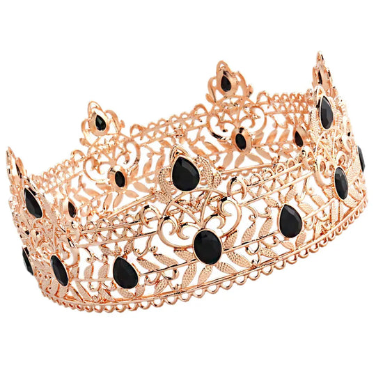 Men Crown Men Crown For Wedding Black Costume Accessory Wedding Party Prom Alloy Hair Prop