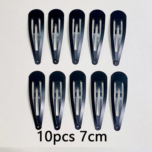 10/20/30pcs/set Women Silver Gold Black Waterdrop Shape Basic Alloy