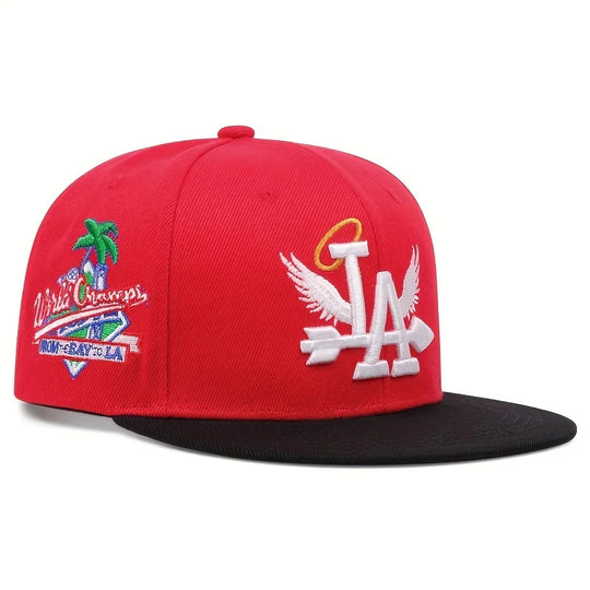 New Letter Wing Pattern Side Coconut Tree Embroidery Fashion High Quality Snapback Men's Versatile Casual Baseball Hat