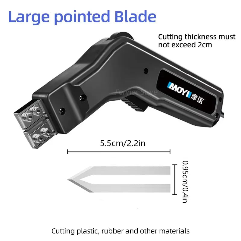 Electric Hot Knife Rope Cutter Fabric Cutting Tool Heat Cutter Heat Sealer forSponge Cloth Board Webbing Continuous Working