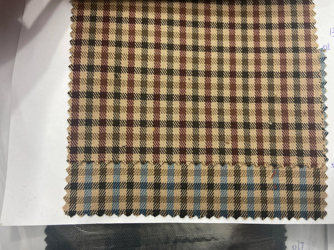 Burgundy Black Green 3 Color Small Square Thousand Bird Man‘s Suit Set Outfit Notch Lapel Blazer Trousers 3pcs Jacket Pants Vest