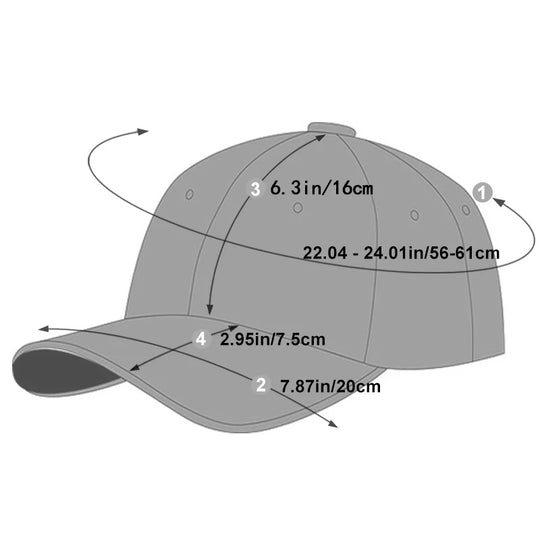 Fashion Letter Embroidery Hip-hop Hats Outdoor Adjustable Casual