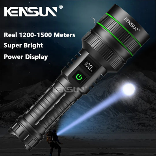 Super Long Range Tactical LED Flashlight USB