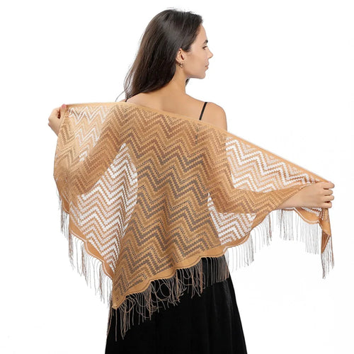Triangle Scarf Fashion Lace Shawls Lady Cape Wraps Pure Color Wedding