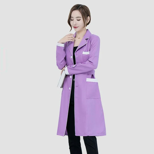 New Lab Coat High Quality Spa Uniforms Tattooist Work Clothing Scrubs
