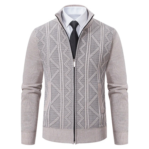 Man Knit Sweater Jacket Fleece Cardigan Amazon Men's Clothes Luxury