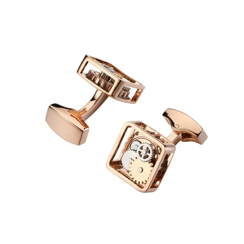 Brand Designer Watch Movement Cufflinks For Mens Business Wedding