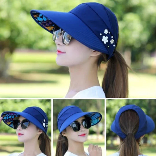 Sun Hat Summer Shade hHt For Women Foldable Sun Protection Beach Large