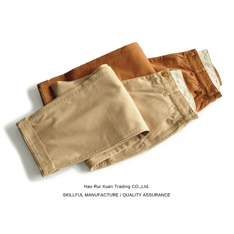 SauceZhan XX001 Chino Pants Vintage Cargo Pants Men Pants  Men Cotton