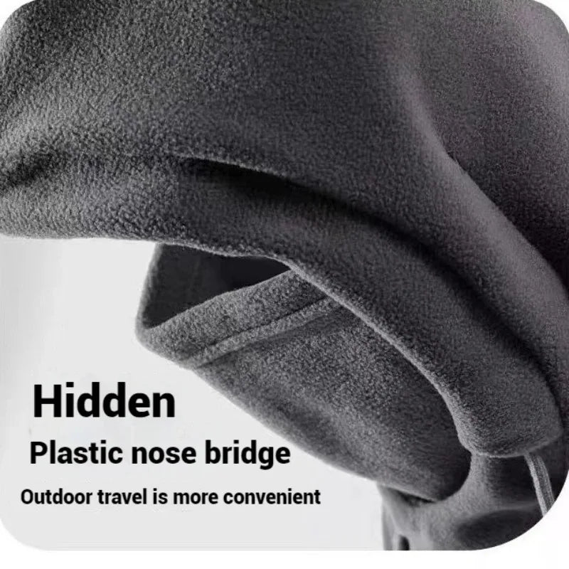 Winter Warm Hat with Mask and Neck Warmer 3-in-1 Windproof Balaclava